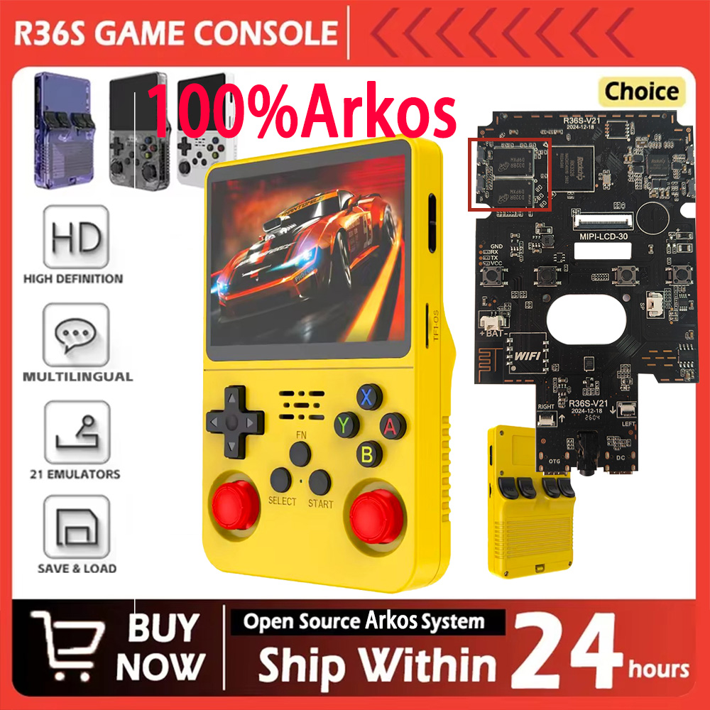 Gaming Console Linux - R36S Yeni 100% Arkos Sistemli Retro