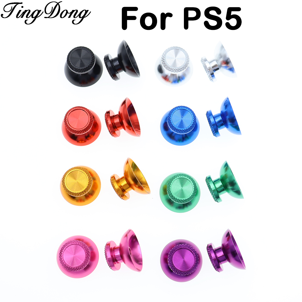 Sony Controller Dualsense - 1 çift alaşım Metal düğmeler 3D