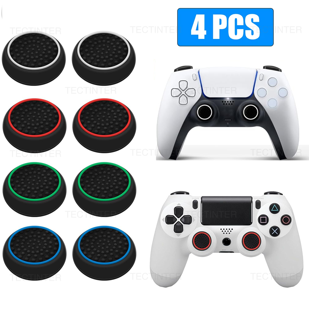 Gaming Console And Pc - 4 adet silikon Analog ThumbStick kavrama