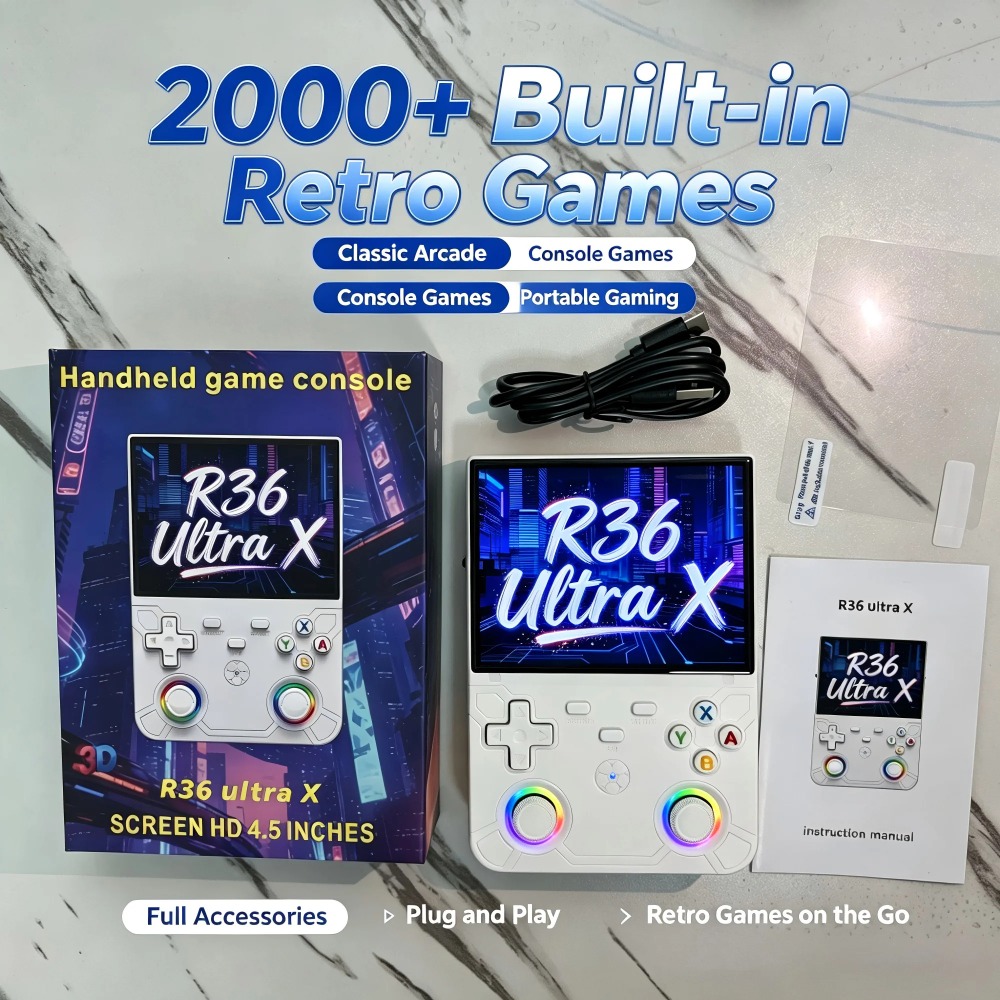 Gaming Console R36 Ultra - R36 Ultra X Retro El Oyun