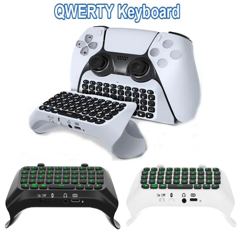 Sony Controller Dualsense - Ps5 için 3.5mm Oyun Kablosuz Klavye