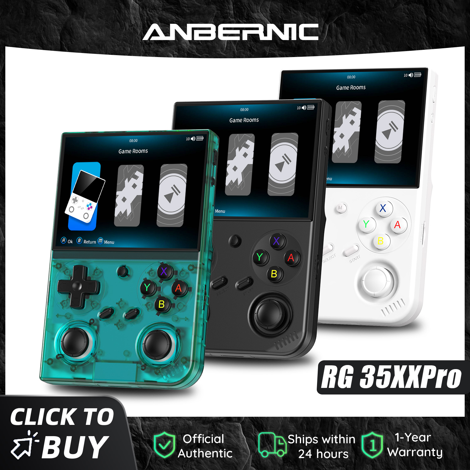 Gaming Console R36 Ultra - Anbernic RG 35XXPRO 64 Bit El