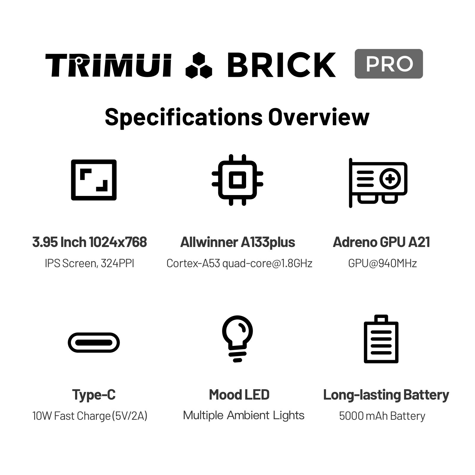 TRIMUI Brick Pro TG4040 Retro  - Gaming Console Linux incelemesi ve fiyatı