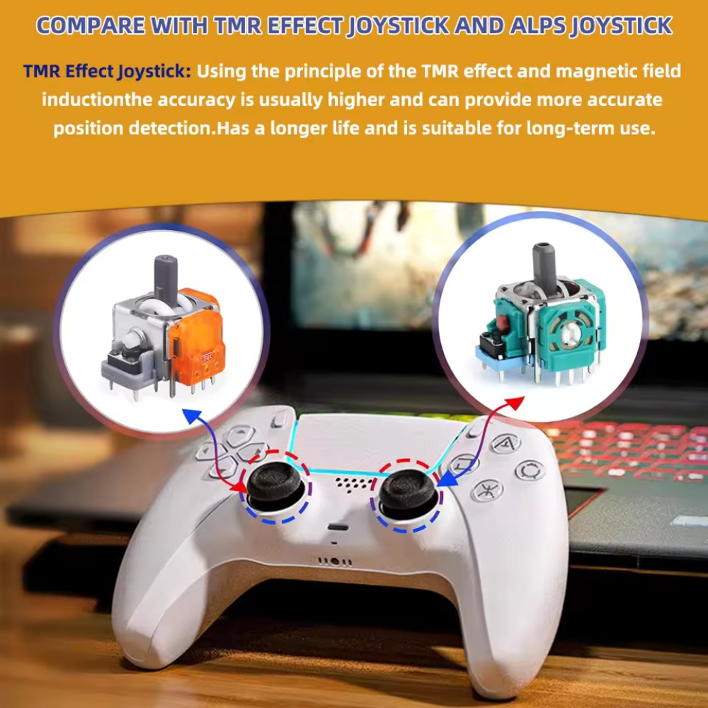 2-10 adet yedek TMR etkisi joy - Sony Controller Dualsense incelemesi ve fiyatı