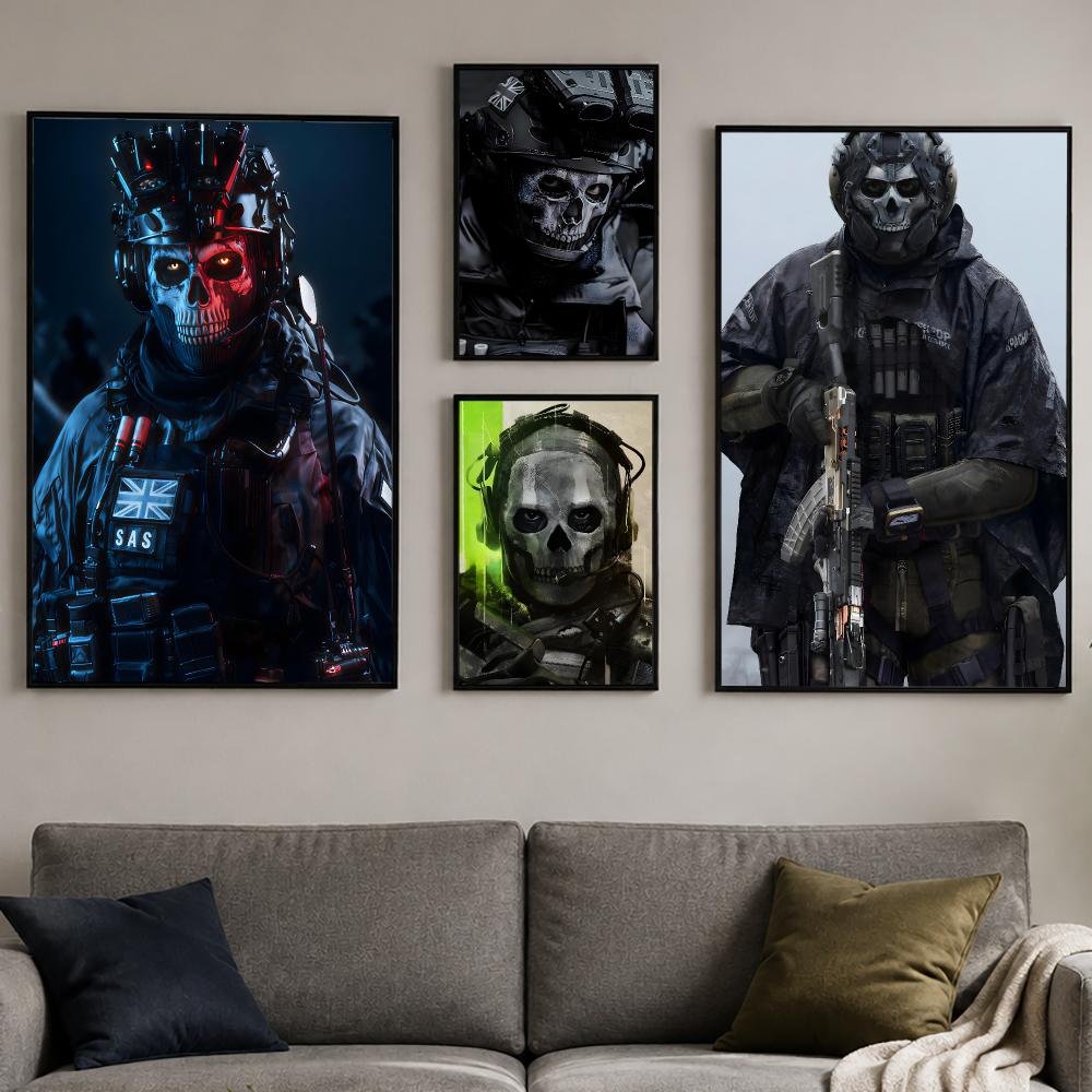Call of Duty Simon Ghost Riley - Gaming Console Wallpaper incelemesi ve fiyatı