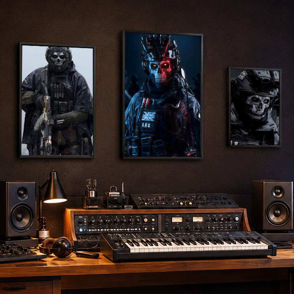 Call of Duty Simon Ghost Riley - Gaming Console Wallpaper incelemesi ve fiyatı