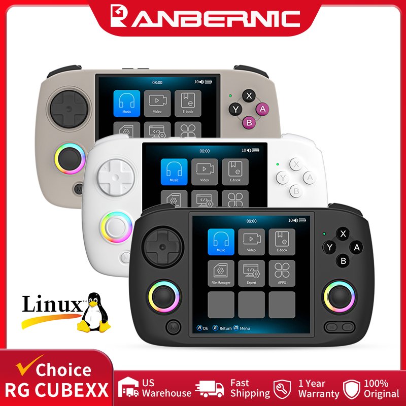 ANBERNIC RG CubeXX El Oyun Kon - Gaming Console Linux incelemesi ve fiyatı